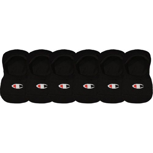 Pack of 6 Pairs of Invisible Socks in Cotton Mix - Champion - Modalova