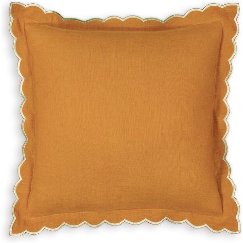 Antoinette Linen Cotton Cushion Cover - LA REDOUTE INTERIEURS - Modalova