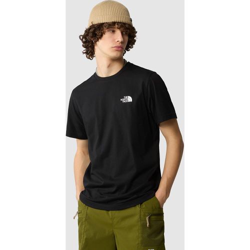 Simple Dome T-Shirt in Cotton Mix with Small Logo Print - The North Face - Modalova