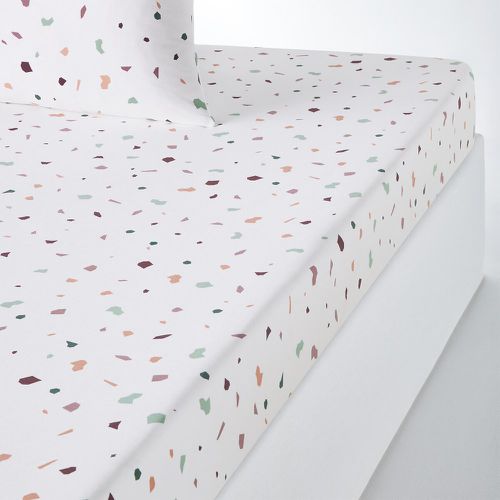 Granito Graphic Terrazzo Cotton Fitted Sheet - LA REDOUTE INTERIEURS - Modalova