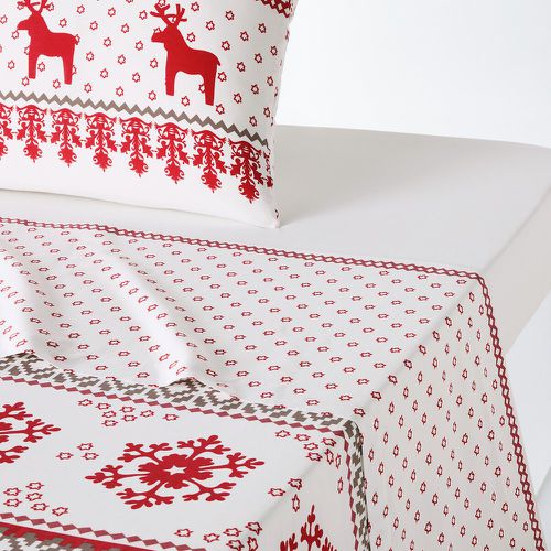 Ovelis Winter Print 100% Cotton Flat Sheet - SO'HOME - Modalova