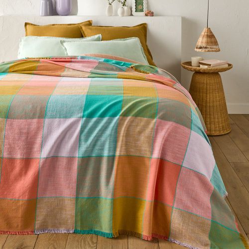 Sofia Checked 100% Cotton Bedspread - LA REDOUTE INTERIEURS - Modalova