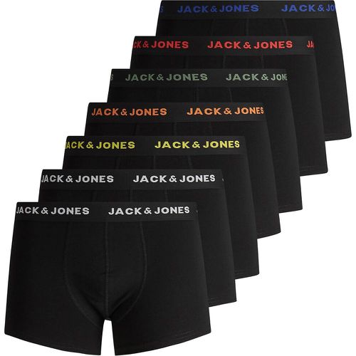 Pack of 7 Plain Hipsters in Cotton - jack & jones - Modalova