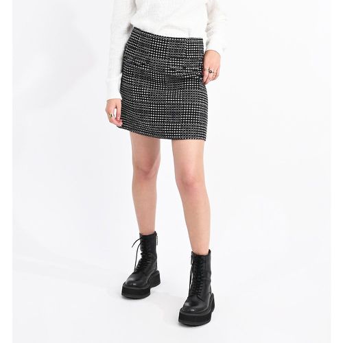 Checked Straight Mini Skirt - LILI SIDONIO - Modalova