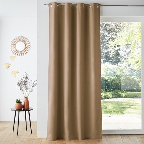 Taima Linen/Cotton Single Lined Curtain with Eyelets - LA REDOUTE INTERIEURS - Modalova