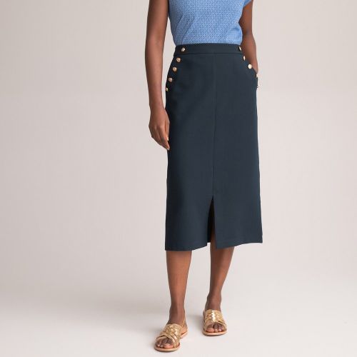 Recycled Straight Midi Skirt - Anne weyburn - Modalova
