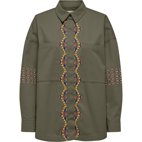Embroidered Cotton Jacket - Only - Modalova