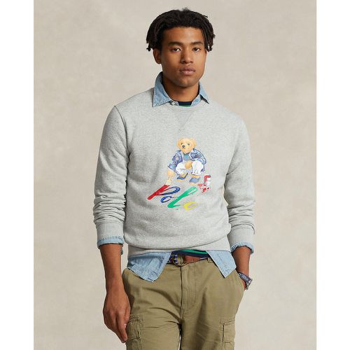 Bear Print Sweatshirt in Cotton Mix with Crew Neck - Polo Ralph Lauren - Modalova