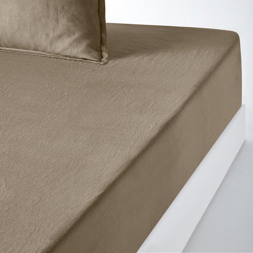 Linot 35cm High 100% Washed Fitted Sheet - LA REDOUTE INTERIEURS - Modalova