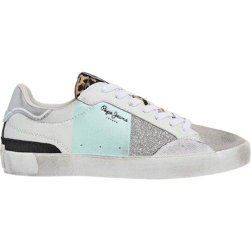 Lane Shine Low Top Trainers in Leather - Pepe Jeans - Modalova