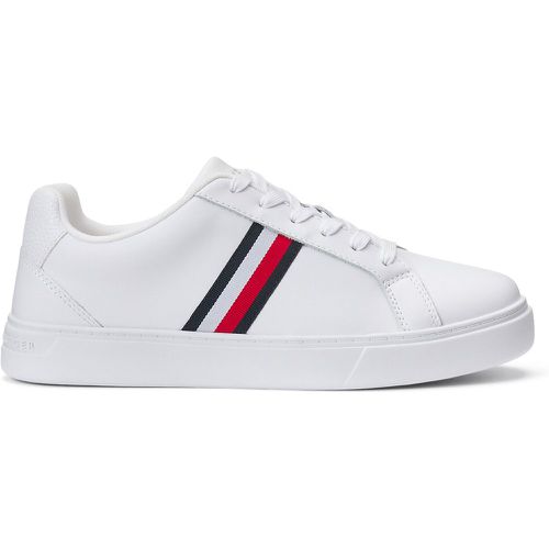 Essential Leather Trainers - Tommy Hilfiger - Modalova