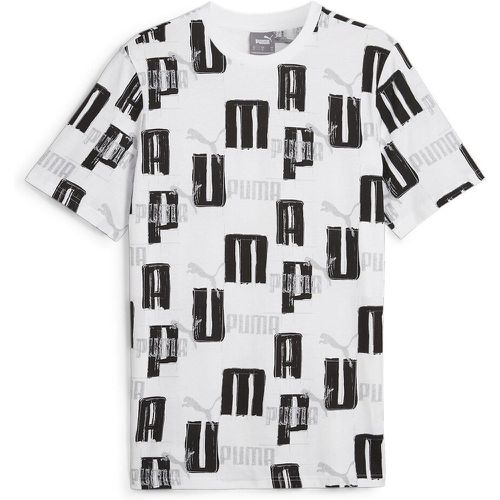 Essentiel AOP Cotton T-Shirt with Short Sleeves - Puma - Modalova