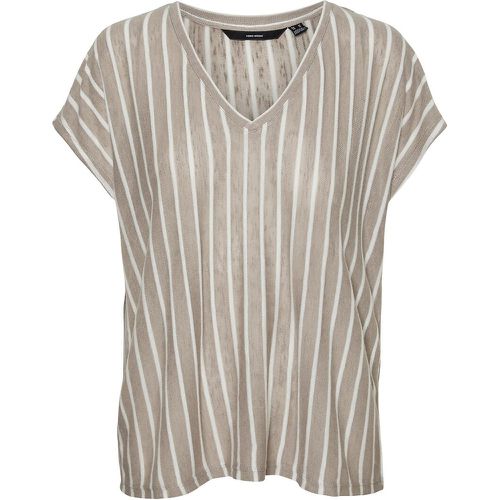 Recycled Striped T-Shirt with Short Sleeves - Vero Moda - Modalova