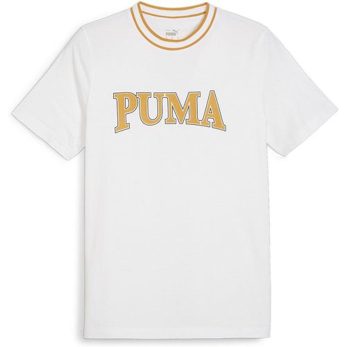 Squad Cotton Graphic T-Shirt with Short Sleeves - Puma - Modalova
