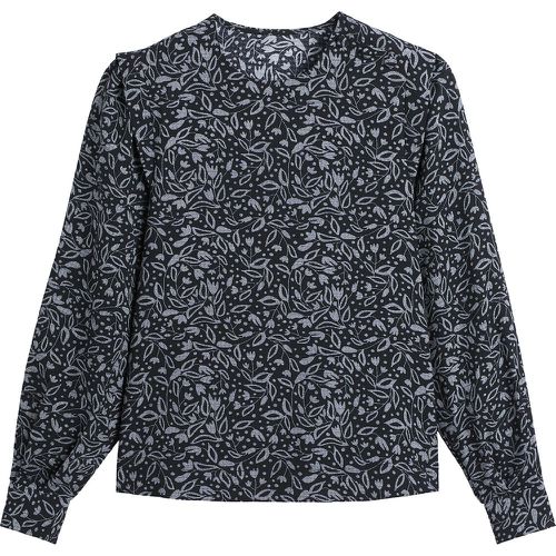 Floral Crew Neck Blouse with Long Sleeves - LA REDOUTE COLLECTIONS - Modalova