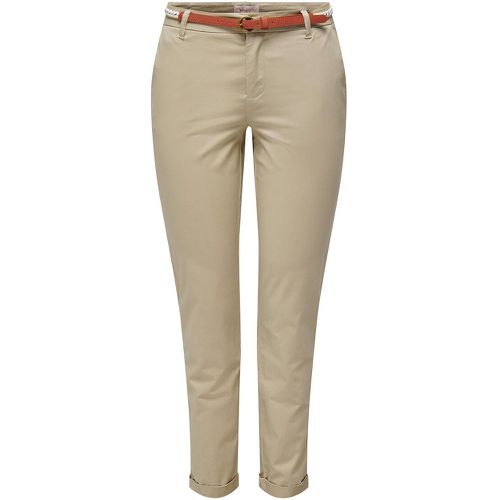 Cotton Belted Chinos - Only Petite - Modalova