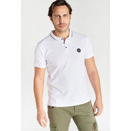 Aron Tipped Polo Shirt in Cotton with Short Sleeves - LE TEMPS DES CERISES - Modalova