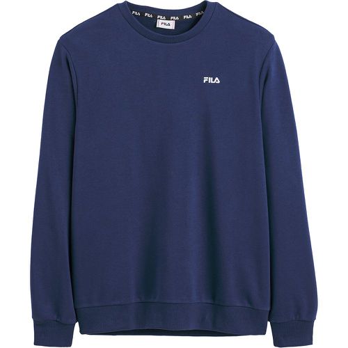 Brustem Cotton Mix Sweatshirt with Small Embroidered Logo and Crew Neck - Fila - Modalova