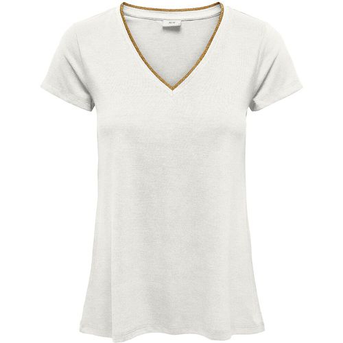 Short Sleeve T-Shirt with Metallic Edging - JDY - Modalova