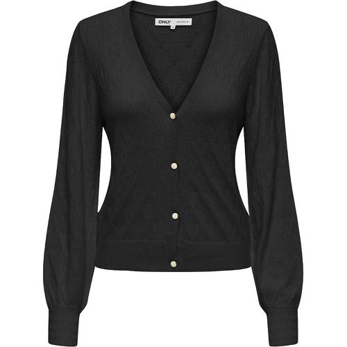 V-Neck Cardigan in Fine Knit - Only - Modalova