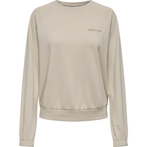 Frei Embroidered Logo Sweatshirt with Crew Neck - Only Play - Modalova