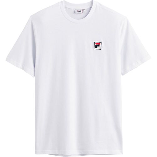 Ledce Embroidered Logo T-Shirt in Cotton with Short Sleeves - Fila - Modalova