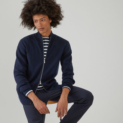 Les Signatures - Merino Wool Zipped Cardigan, Made in Europe - LA REDOUTE COLLECTIONS - Modalova