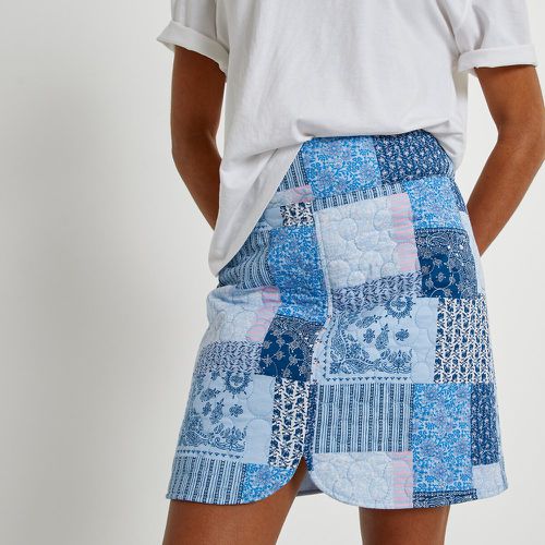 Patchwork Cotton Mini Skirt - LA REDOUTE COLLECTIONS - Modalova