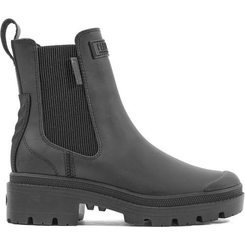 Pallabase Army Chelsea Boots in Leather - Palladium - Modalova