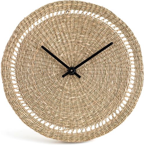 Jutlo 40cm Round Straw Clock - LA REDOUTE INTERIEURS - Modalova