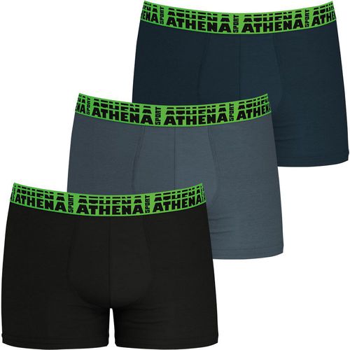 Pack of 3 Easy Sport Cotton Hipsters - Athena - Modalova