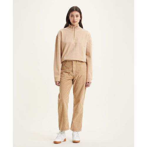 Ribcage Straight Ankle Trousers in Cotton with High Waist - Levi's - Modalova