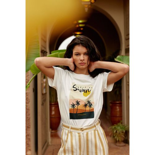 Tavane Printed Cotton T-Shirt with Short Sleeves - LA PETITE ETOILE - Modalova