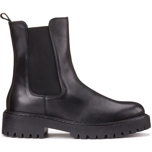 Les Signatures - Leather Chelsea Boots with Notched Sole - LA REDOUTE COLLECTIONS - Modalova