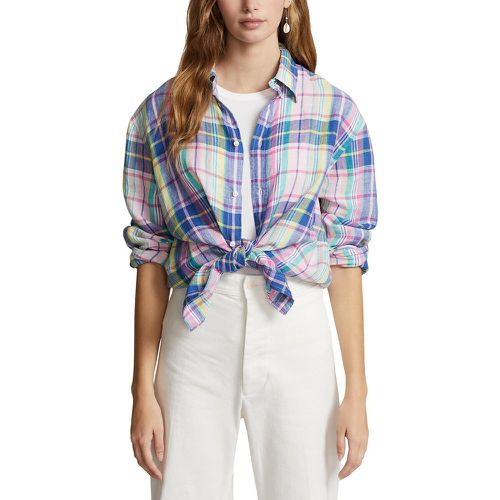 Checked Linen Shirt - Polo Ralph Lauren - Modalova