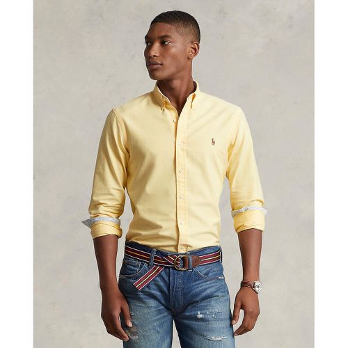 Cotton Straight Oxford Shirt in Custom Fit - Polo Ralph Lauren - Modalova