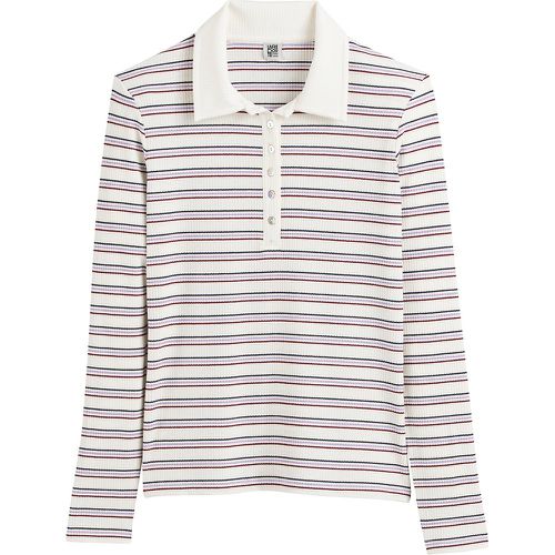 Striped Polo Shirt with Long Sleeves - LA REDOUTE COLLECTIONS - Modalova