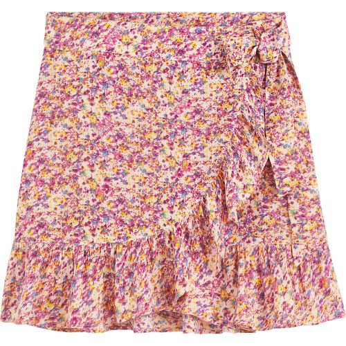 Ruffled Wrapover Mini Skirt in Floral Print - LA REDOUTE COLLECTIONS - Modalova