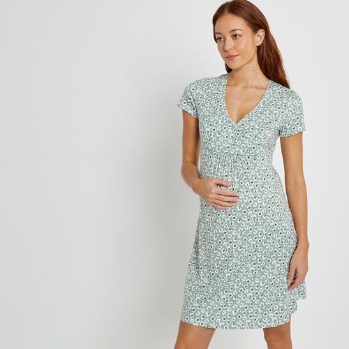 Floral Cotton Maternity Nightdress - LA REDOUTE COLLECTIONS - Modalova