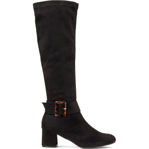 Wide Fit Knee-High Boots with Block Heel - LA REDOUTE COLLECTIONS PLUS - Modalova