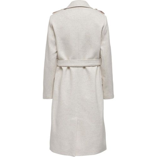 Long Belted Coat - Only - Modalova