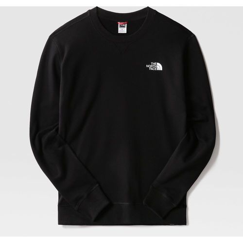 Simple Dome Cotton Sweatshirt with Logo Print and Crew Neck - The North Face - Modalova
