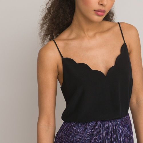 Scalloped V-Neck Cami - LA REDOUTE COLLECTIONS - Modalova