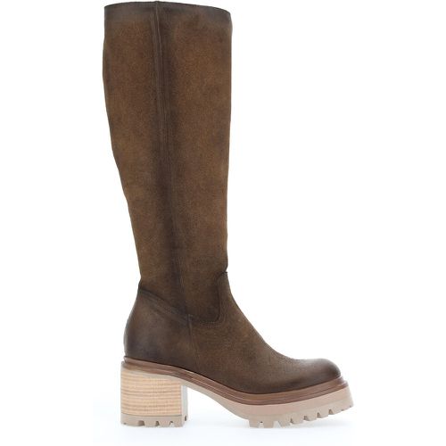 Leather Heeled Calf Boots - MJUS - Modalova