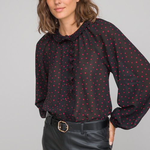 Recycled Pleated Blouse with Peter Pan Collar - LA REDOUTE COLLECTIONS - Modalova
