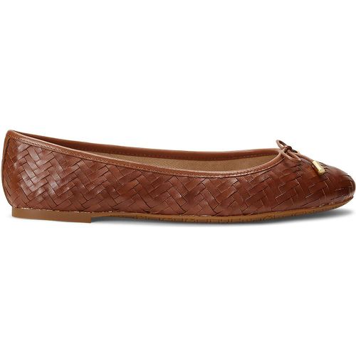 Leather Ballet Flats - Lauren Ralph Lauren - Modalova