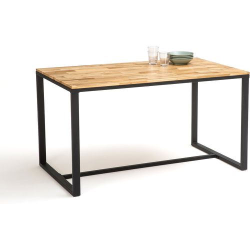 Hiba Oak & Steel Kitchen Table (Seats 4-6) - LA REDOUTE INTERIEURS - Modalova
