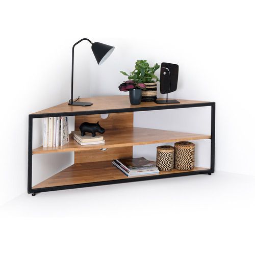 Hiba Corner TV Cabinet in Solid and Steel - LA REDOUTE INTERIEURS - Modalova