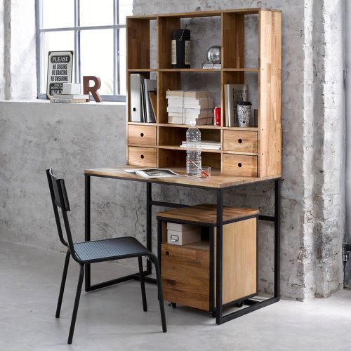 Hiba Oak & Metal Extendable Desk - LA REDOUTE INTERIEURS - Modalova