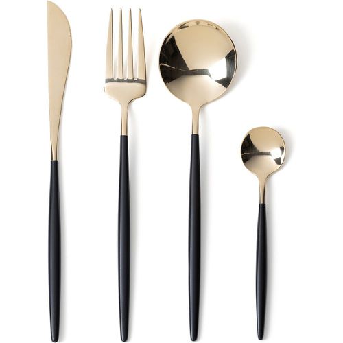 Barbule Golden Stainless Steel and 16-Piece Cutlery Set - AM.PM - Modalova